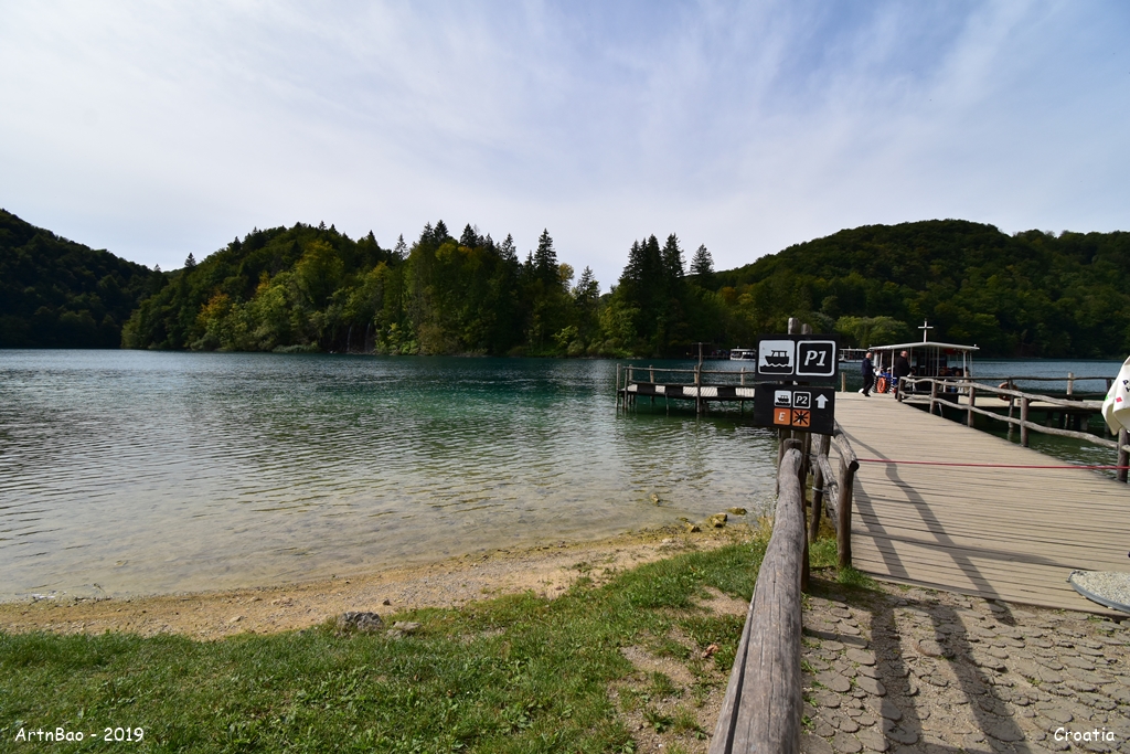 Boat trip toward lower lake