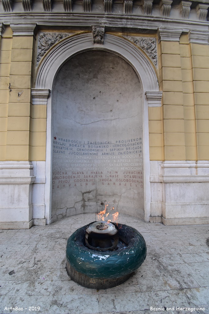 Sarajevo WWII flame