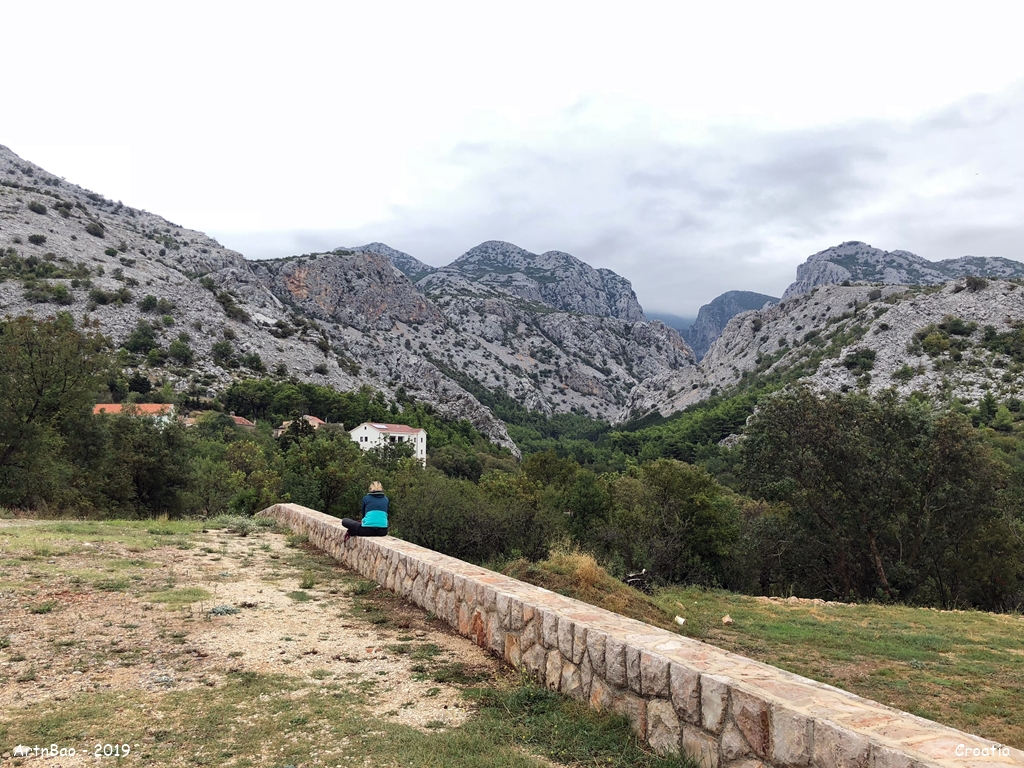 Overlooking the Paklenica National Park